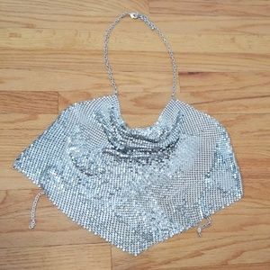 Genuine 1970 chain mail halter top